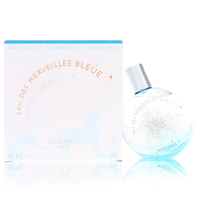 Eau Des Merveilles Bleue Eau De Toilette Spray By Hermes 1 oz Eau De Toilette Spray