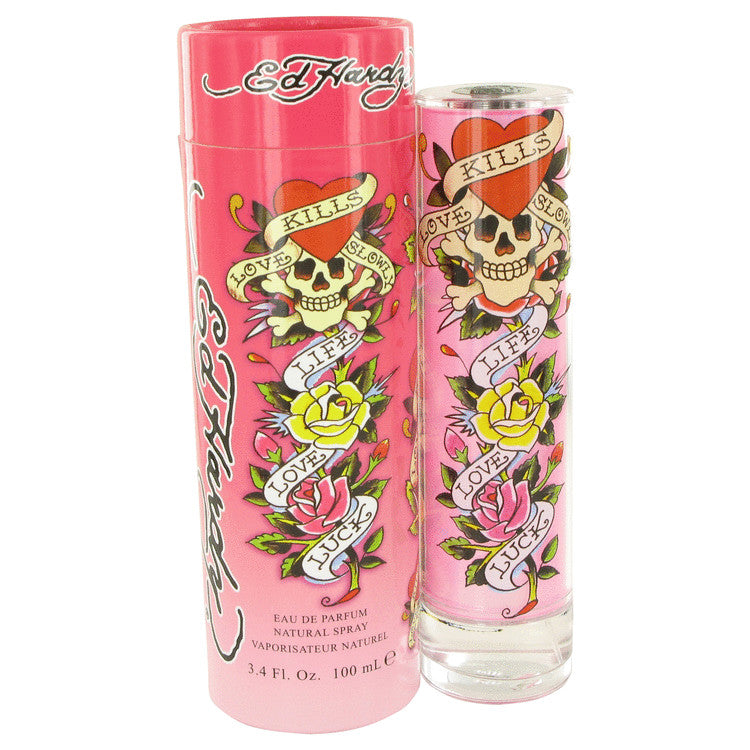 Ed Hardy Eau De Parfum Spray By Christian Audigier 3.4 oz Eau De Parfum Spray