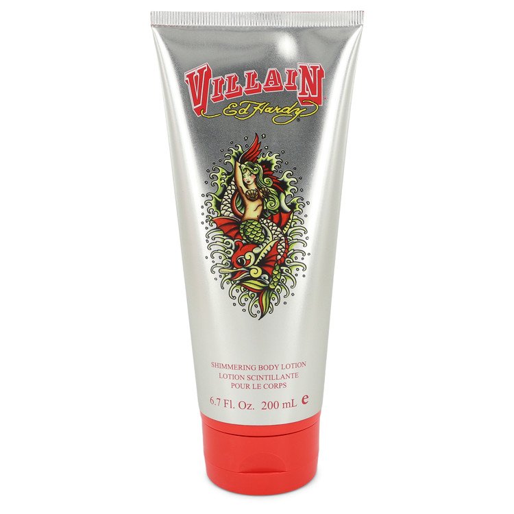 Ed Hardy Villain Body Lotion By Christian Audigier 6.7 oz Body Lotion