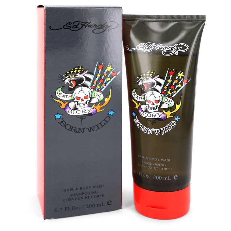 Ed Hardy Born Wild Shower Gel By Christian Audigier 6.7 oz Shower Gel