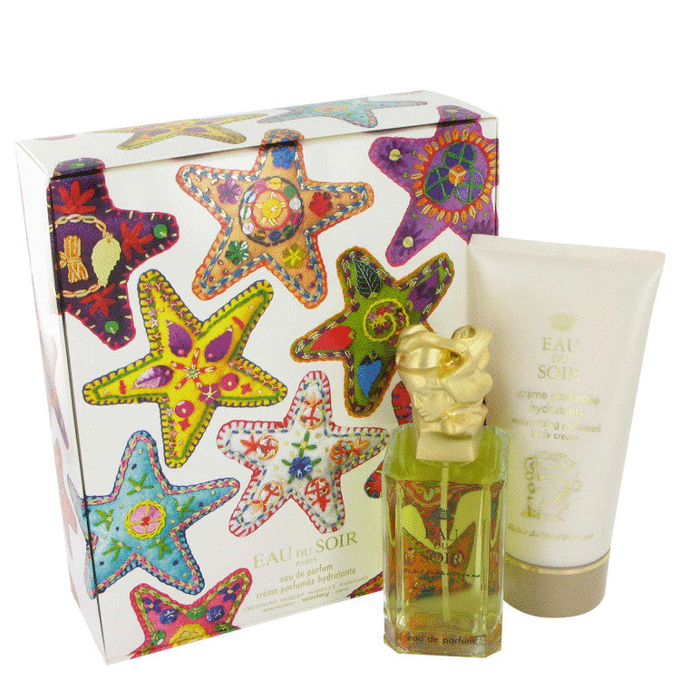 Eau Du Soir Gift Set By Sisley 3.3 oz Eau De Parfum Spray + 5.1 oz Moisturizing Body Cream