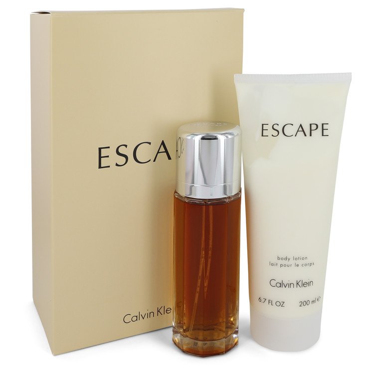 Escape Gift Set By Calvin Klein 3.4 oz Eau De Parfum Spray + 6.7 oz Body Lotion