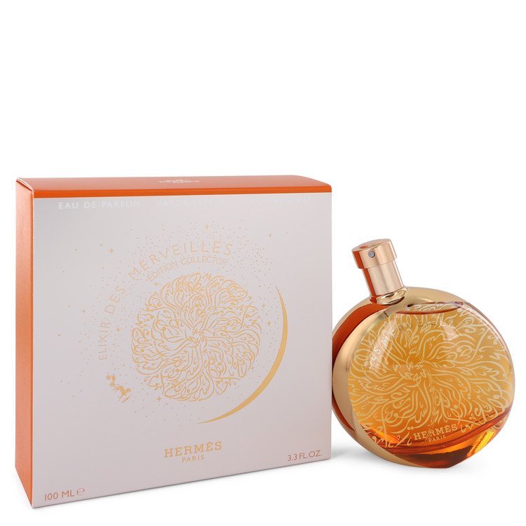 Elixir Des Merveilles Eau De Parfum Spray (Collector Edition) By Hermes 3.3 oz Eau De Parfum Spray