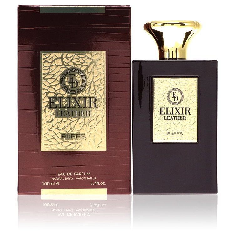 Elixir Leather Eau De Parfum Spray By Riiffs 3.4 oz Eau De Parfum Spray