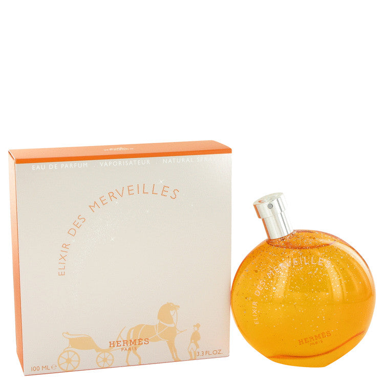 Elixir Des Merveilles Eau De Parfum Spray By Hermes 3.3 oz Eau De Parfum Spray