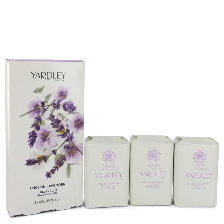 English Lavender 3 x 3.5 oz Soap By Yardley London 3.5 oz 3 x 3.5 oz Soap