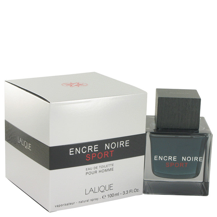 Encre Noire Sport Eau De Toilette Spray By Lalique 3.3 oz Eau De Toilette Spray