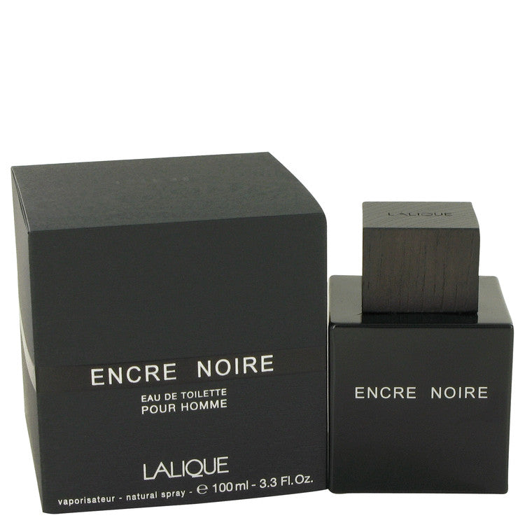 Encre Noire Eau De Toilette Spray By Lalique 3.4 oz Eau De Toilette Spray