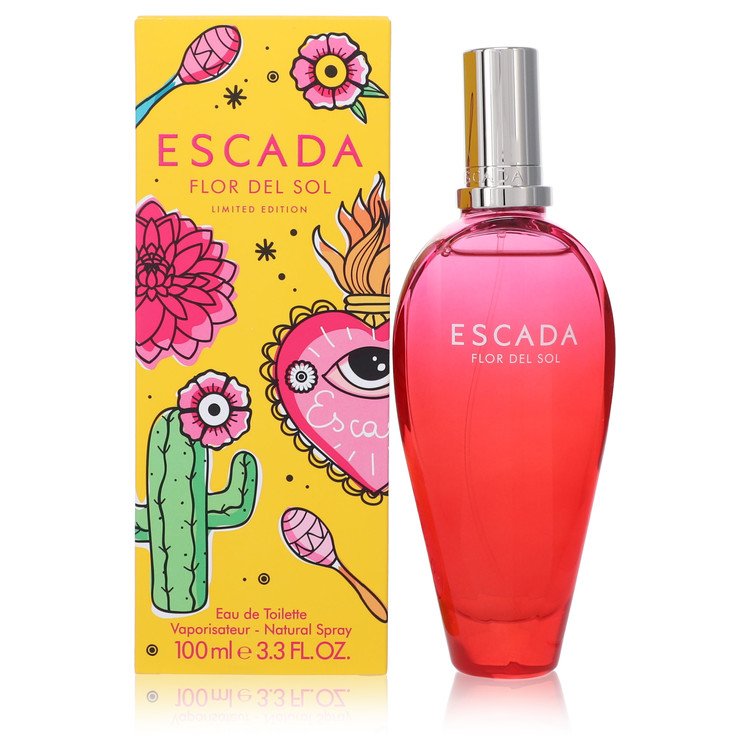 Escada Flor Del Sol Eau De Toilette Spray (Limited Edition) By Escada 3.4 oz Eau De Toilette Spray