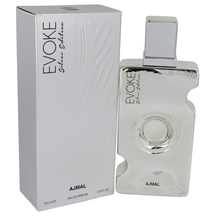 Evoke Silver Edition Eau De Parfum Spray By Ajmal 2.5 oz Eau De Parfum Spray