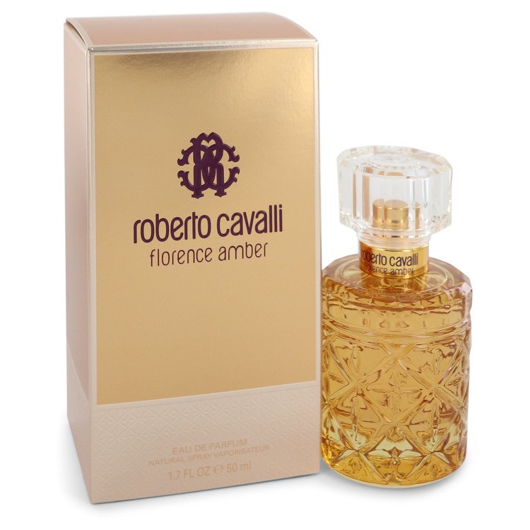 Roberto Cavalli Florence Amber Eau De Parfum Spray By Roberto Cavalli 1.7 oz Eau De Parfum Spray