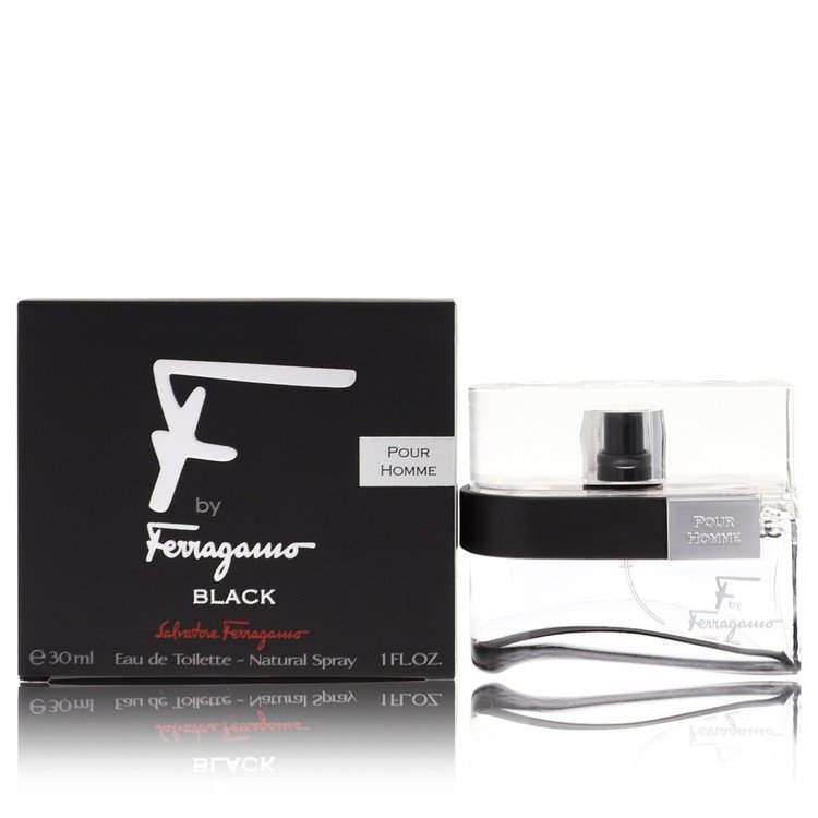 F Black Eau De Toilette Spray By Salvatore Ferragamo 1 oz Eau De Toilette Spray