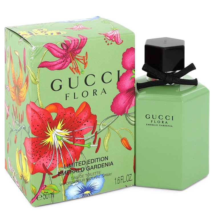 Flora Emerald Gardenia Eau De Toilette Spray (Limited Edition Packaging) By Gucci 1.6 oz Eau De Toilette Spray