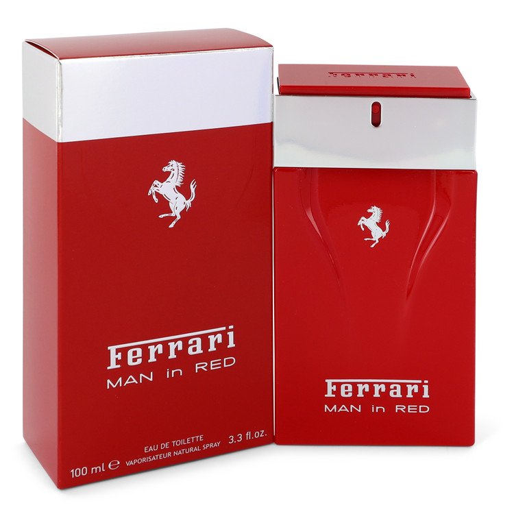 Ferrari Man In Red Eau De Toilette Spray By Ferrari 3.4 oz Eau De Toilette Spray