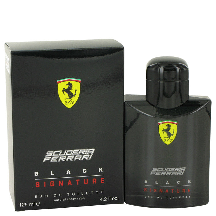 Ferrari Scuderia Black Signature Eau De Toilette Spray By Ferrari 4.2 oz Eau De Toilette Spray