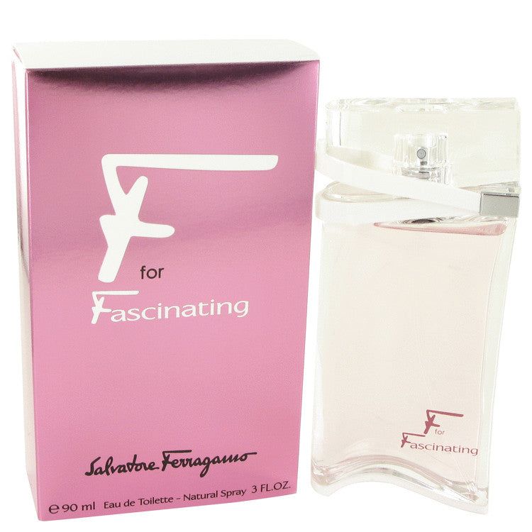 F For Fascinating Eau De Toilette Spray By Salvatore Ferragamo 3 oz Eau De Toilette Spray