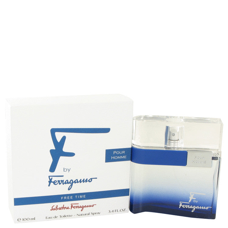 F Free Time Eau De Toilette Spray By Salvatore Ferragamo 3.4 oz Eau De Toilette Spray