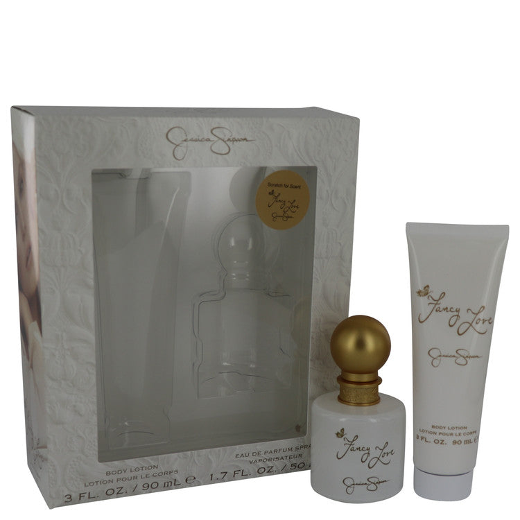 Fancy Love Gift Set By Jessica Simpson 1.7 oz Eau De Parfum Spray + 3 oz Body Lotion
