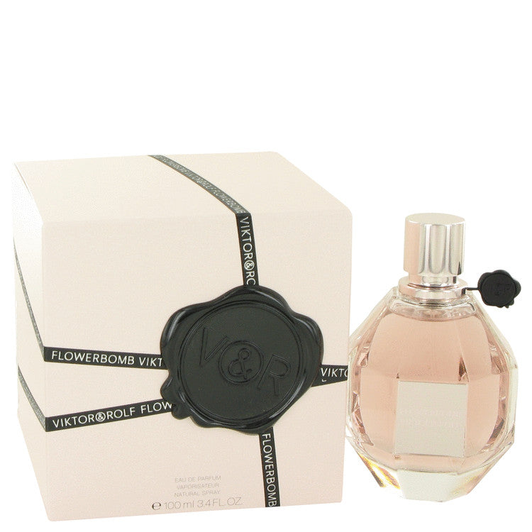 Flowerbomb Eau De Parfum Spray By Viktor & Rolf 3.4 oz Eau De Parfum Spray