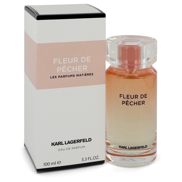 Fleur De Pecher Eau De Parfum Spray By Karl Lagerfeld 3.3 oz Eau De Parfum Spray