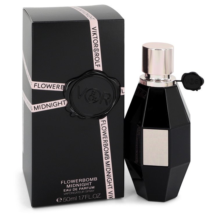 Flowerbomb Midnight Eau De Parfum Spray By Viktor & Rolf 1.7 oz Eau De Parfum Spray