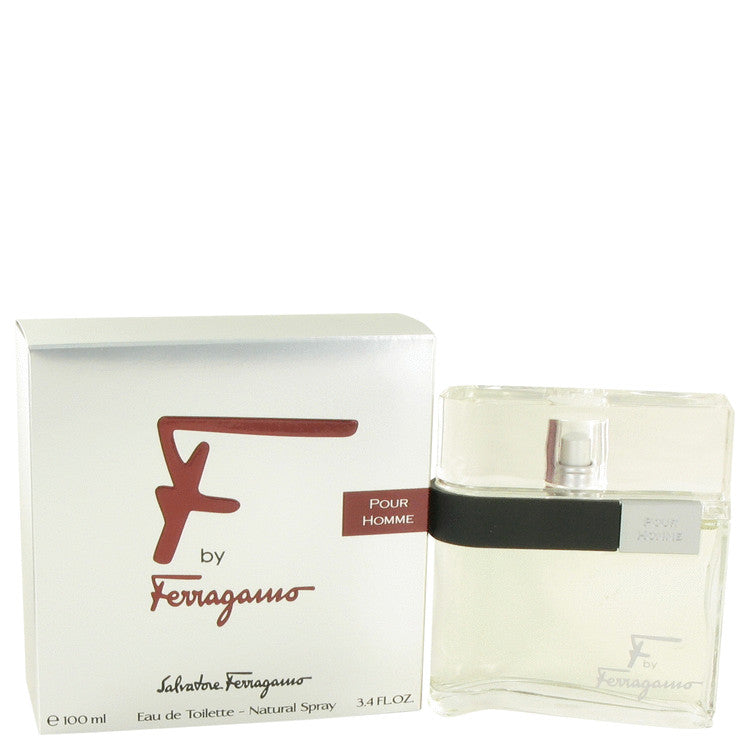 F Eau De Toilette Spray By Salvatore Ferragamo 3.4 oz Eau De Toilette Spray