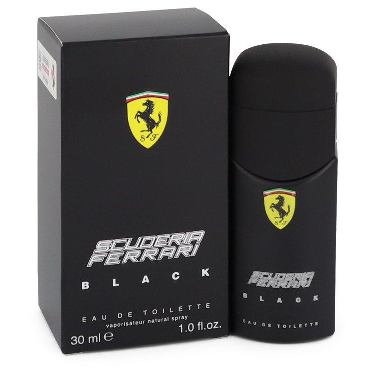 Ferrari Scuderia Black Eau De Toilette Spray By Ferrari 1 oz Eau De Toilette Spray