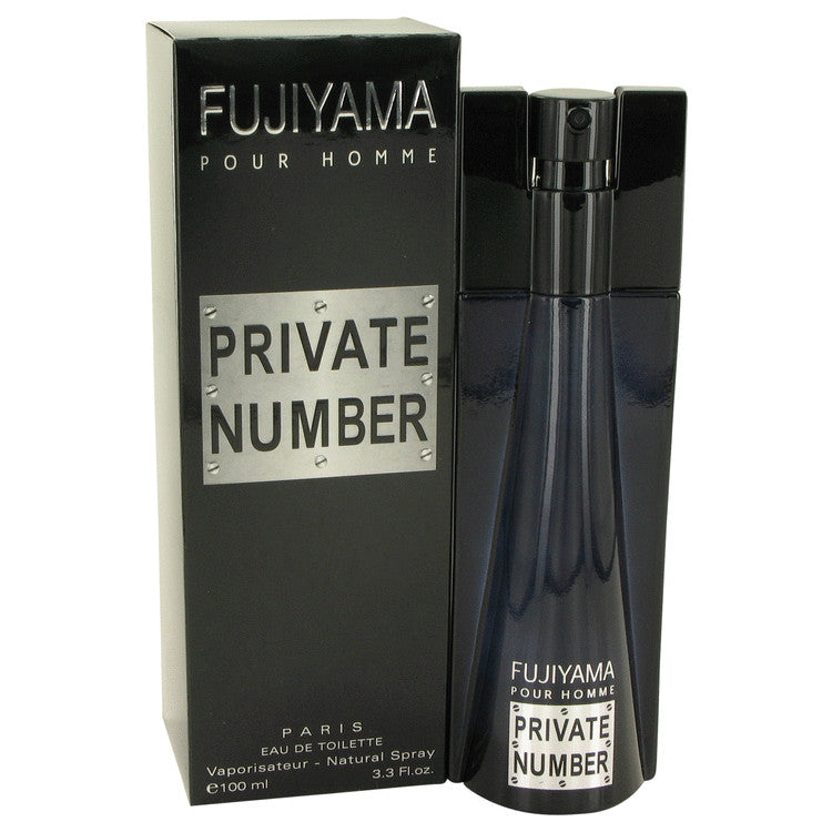 Fujiyama Private Number Eau De Toilette Spray By Succes De Paris 3.3 oz Eau De Toilette Spray