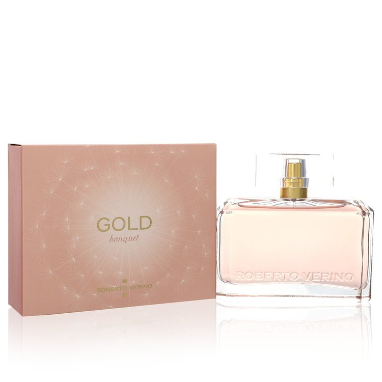 Gold Bouquet Eau De Parfum Spray By Roberto Verino 3 oz Eau De Parfum Spray