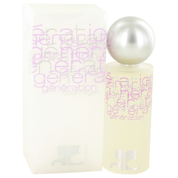 Courreges Generation Eau De Toilette Spray By Courreges 3.4 oz Eau De Toilette Spray