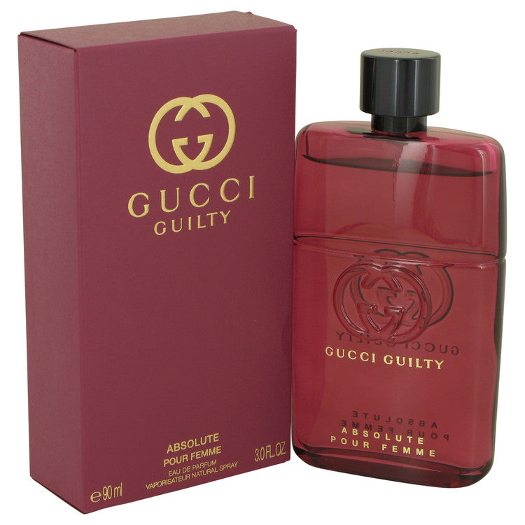 Gucci Guilty Absolute Eau De Parfum Spray By Gucci 3 oz Eau De Parfum Spray