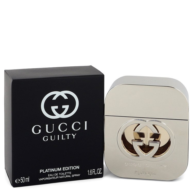 Gucci Guilty Platinum Eau De Toilette Spray By Gucci 1.7 oz Eau De Toilette Spray