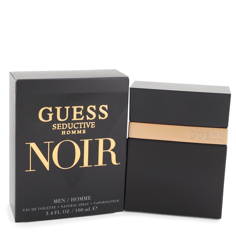 Guess Seductive Homme Noir Eau De Toilette Spray By Guess 3.4 oz Eau De Toilette Spray