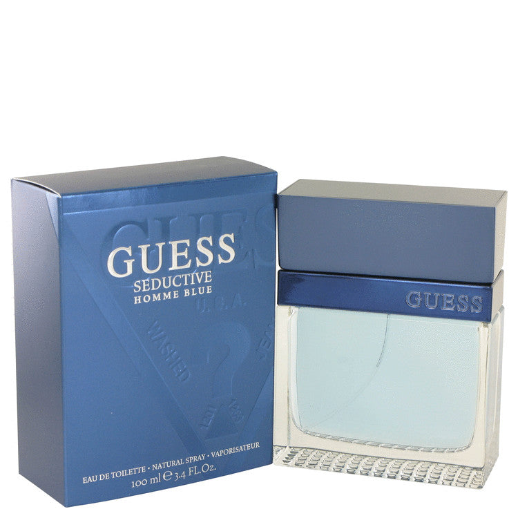 Guess Seductive Homme Blue Eau De Toilette Spray By Guess 3.4 oz Eau De Toilette Spray