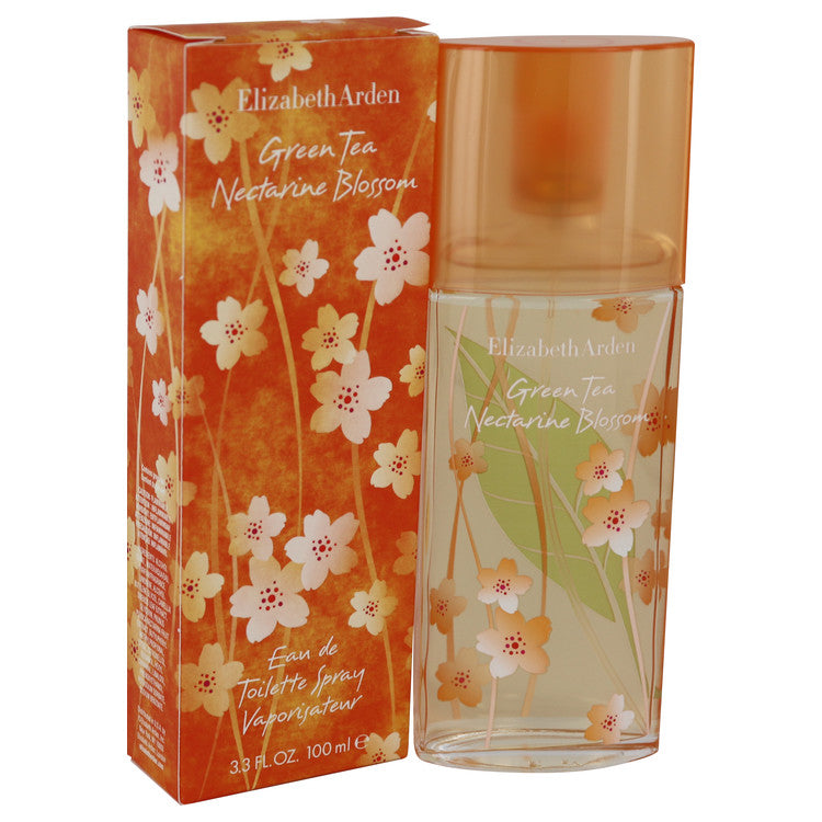 Green Tea Nectarine Blossom Eau De Toilette Spray By Elizabeth Arden 3.3 oz Eau De Toilette Spray