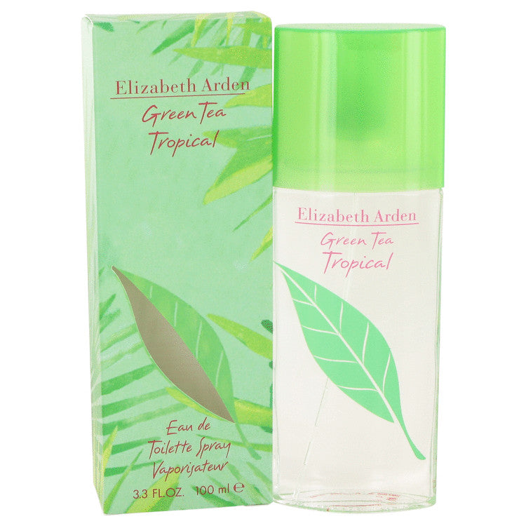 Green Tea Tropical Eau De Toilette Spray By Elizabeth Arden 3.3 oz Eau De Toilette Spray