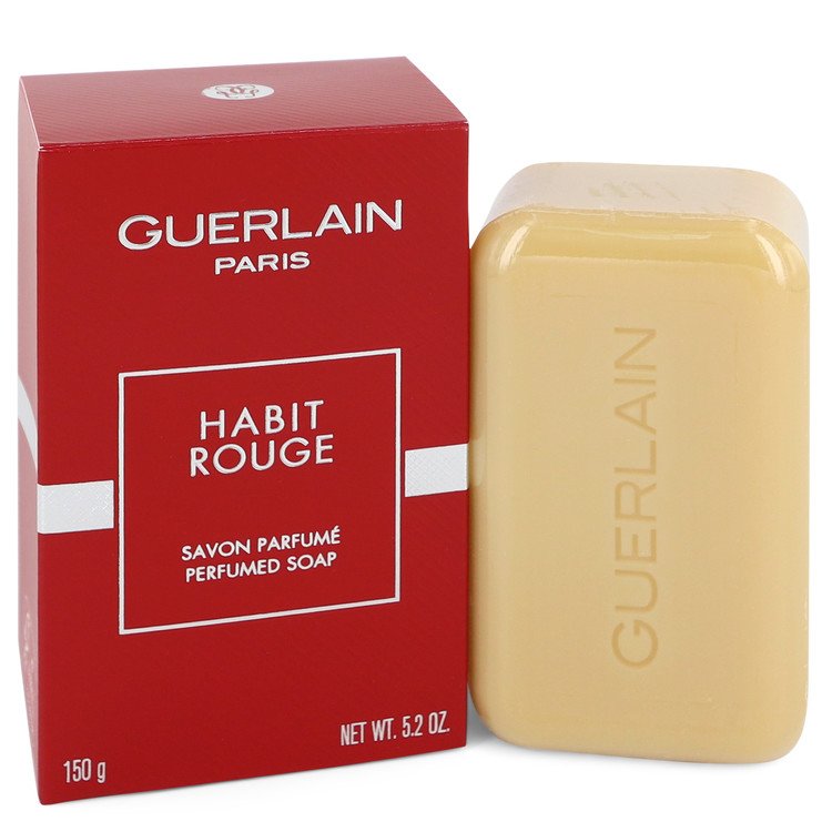 Habit Rouge Perfumed Soap By Guerlain 5.2 oz Perfumed Soap