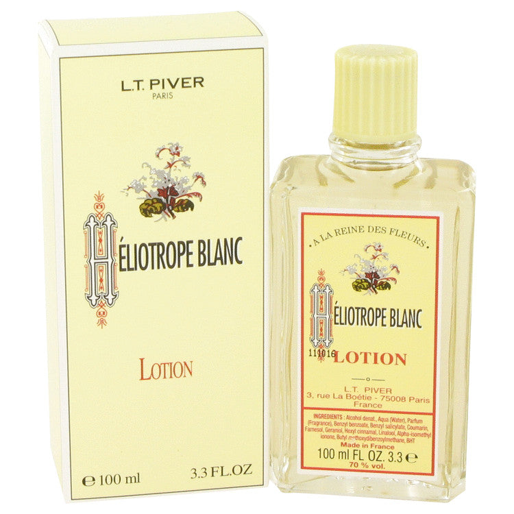 Heliotrope Blanc Lotion (Eau De Toilette) By LT Piver 3.3 oz Lotion