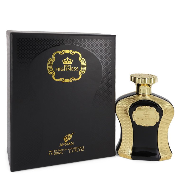 Her Highness Black Eau De Parfum Spray By Afnan 3.4 oz Eau De Parfum Spray