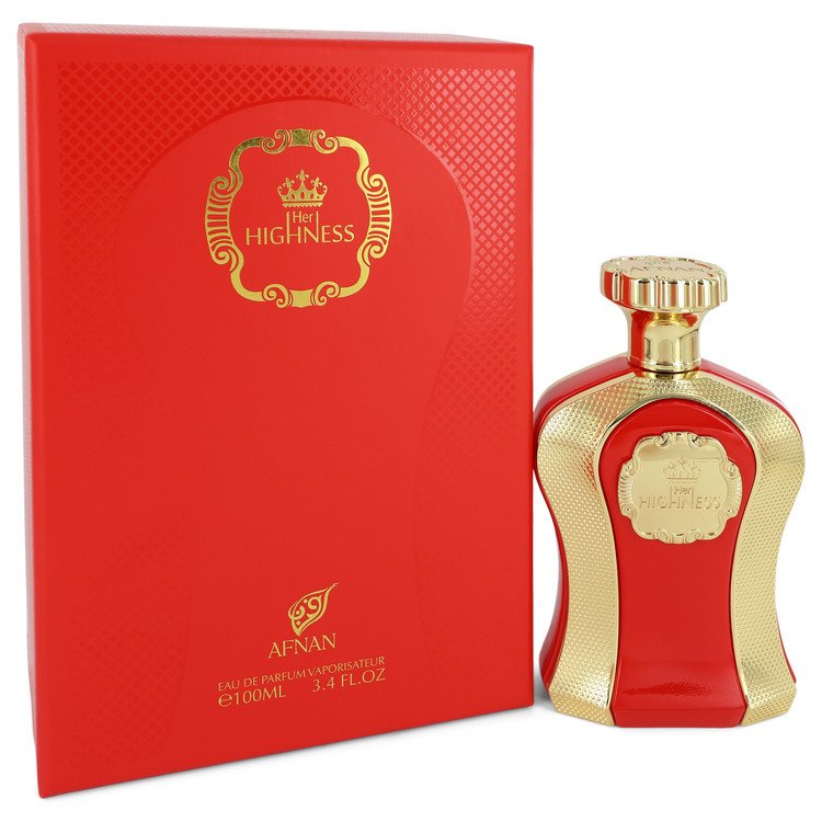 Her Highness Red Eau De Parfum Spray By Afnan 3.4 oz Eau De Parfum Spray