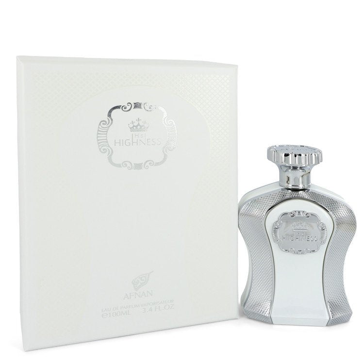 His Highness White Eau De Parfum Spray By Afnan 3.4 oz Eau De Parfum Spray