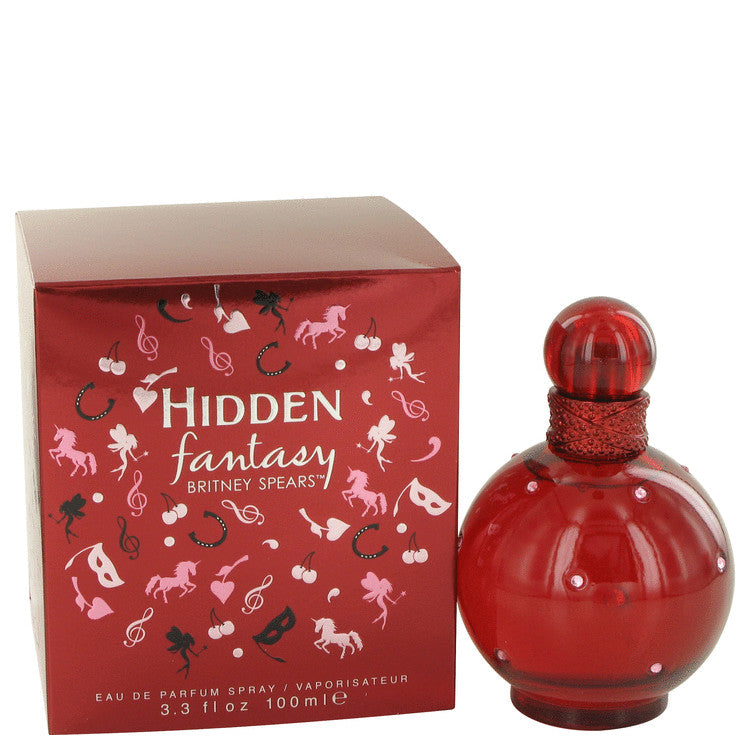 Hidden Fantasy Eau De Parfum Spray By Britney Spears 3.4 oz Eau De Parfum Spray