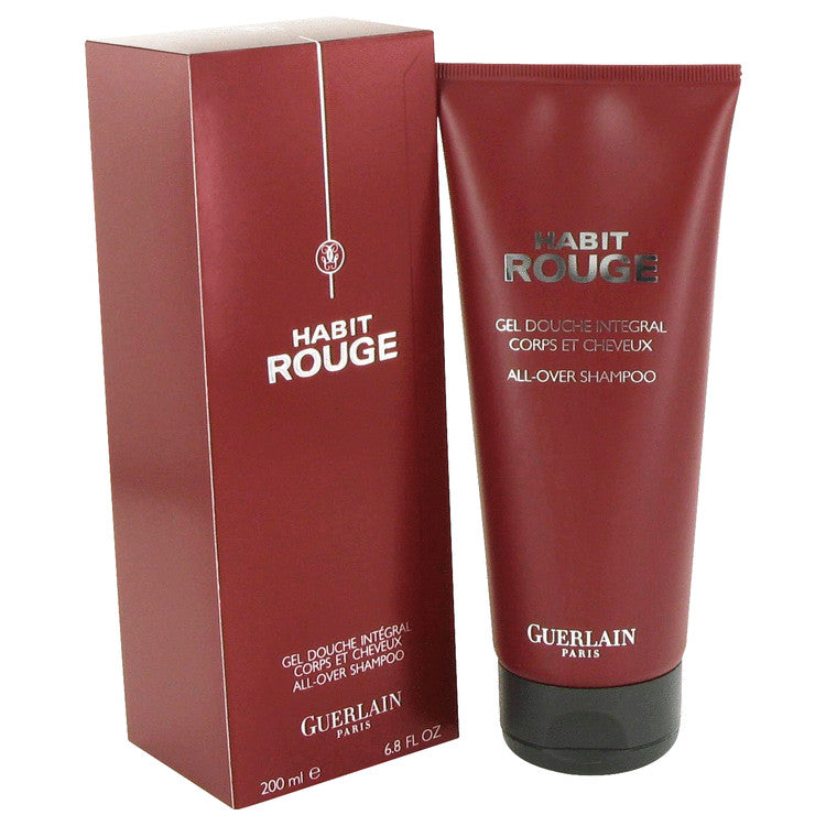 Habit Rouge Hair & Body Shower gel By Guerlain 6.8 oz Hair & Body Shower gel