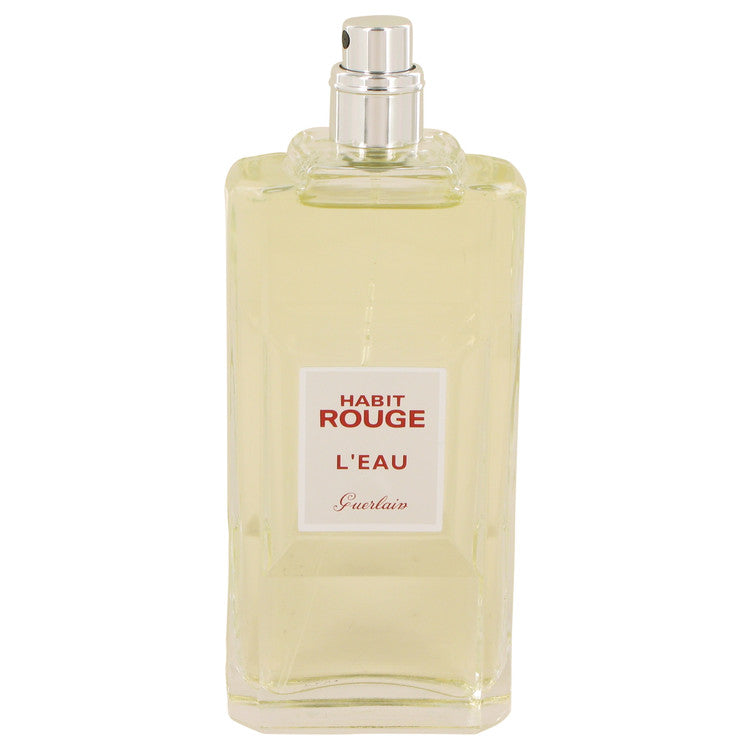 Habit Rouge L'eau Eau De Toilette Spray (Tester) By Guerlain 3.3 oz Eau De Toilette Spray