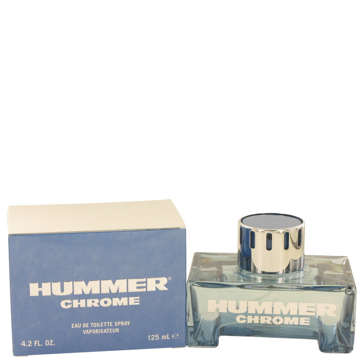 Hummer Chrome Eau De Toilette Spray By Hummer 4.2 oz Eau De Toilette Spray