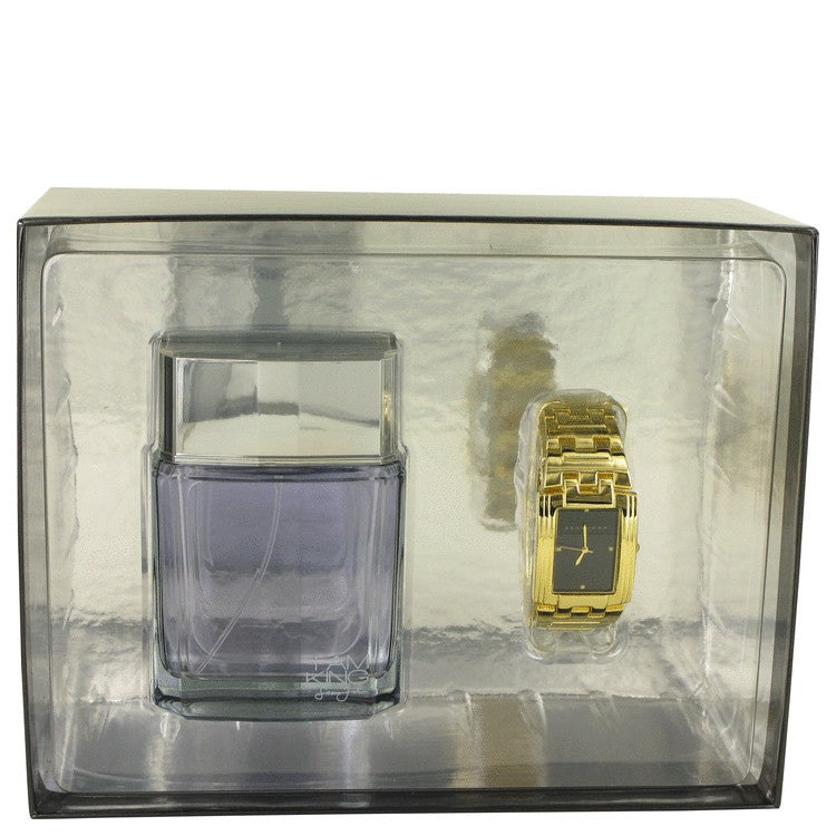 I Am King Gift Set By Sean John 3.4 oz Eau De Toilette Spreay + Watch