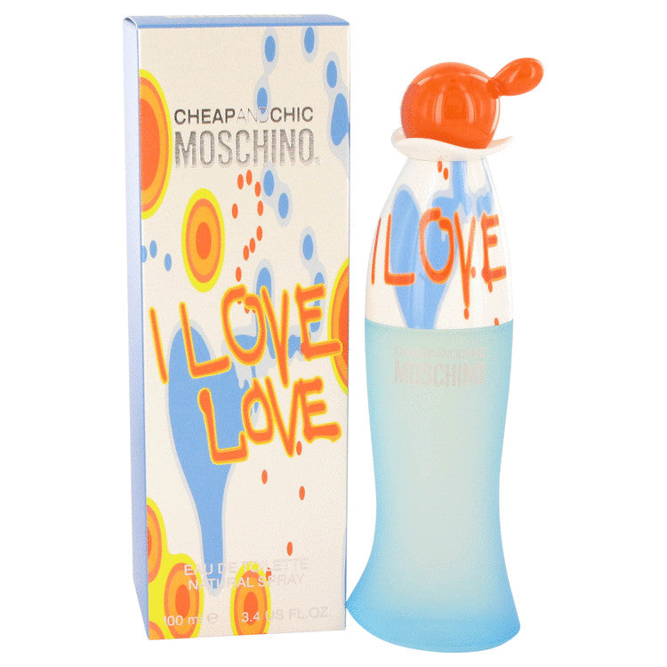 I Love Love Eau De Toilette Spray By Moschino 3.4 oz Eau De Toilette Spray