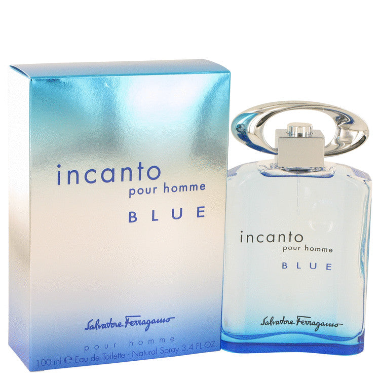 Incanto Blue Eau De Toilette Spray By Salvatore Ferragamo 3.4 oz Eau De Toilette Spray