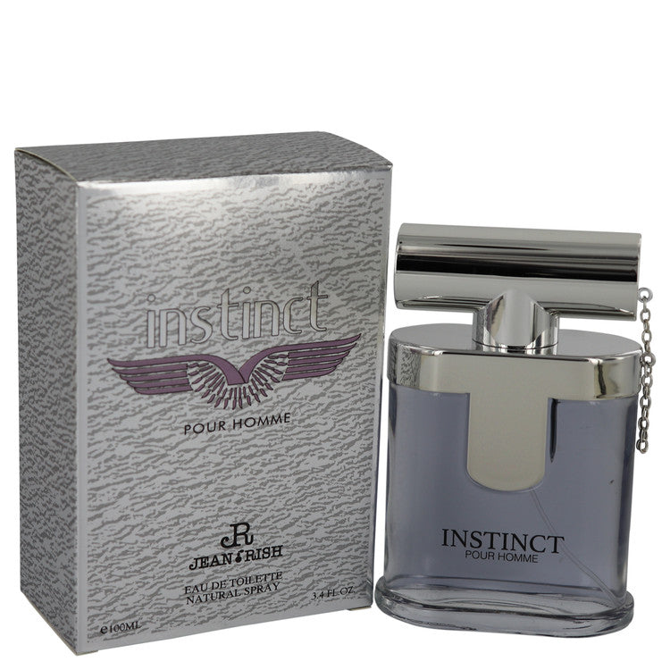 Instinct Pour Homme Eau De Toilette Spray By Jean Rish 3.4 oz Eau De Toilette Spray