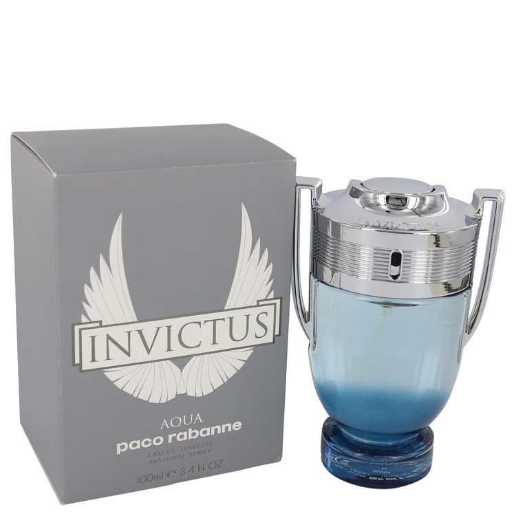 Invictus Aqua Eau De Toilette Spray By Paco Rabanne 3.4 oz Eau De Toilette Spray